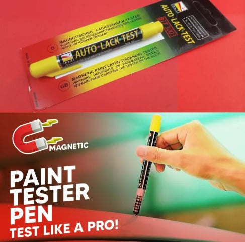 Magnetic Car Paint Tester Pen – Detect Hidden Damage Instantly